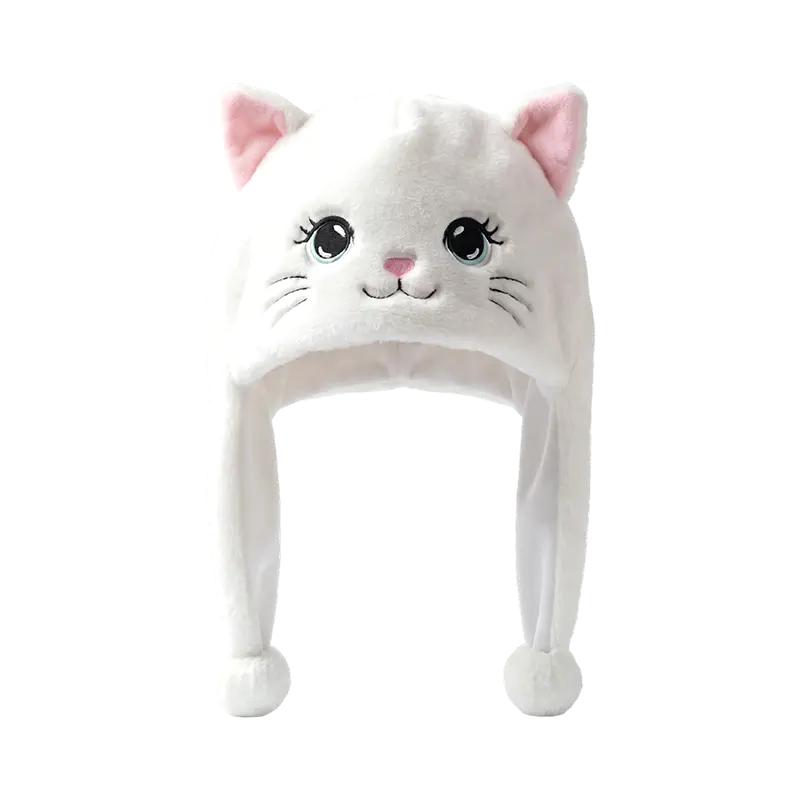 Valkoinen kitty-pehmohattu
